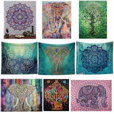 Indian Mandala Tapestry Hippie Wall Hanging Bohemian Bedspread Throw Dorm Decor   311701757598